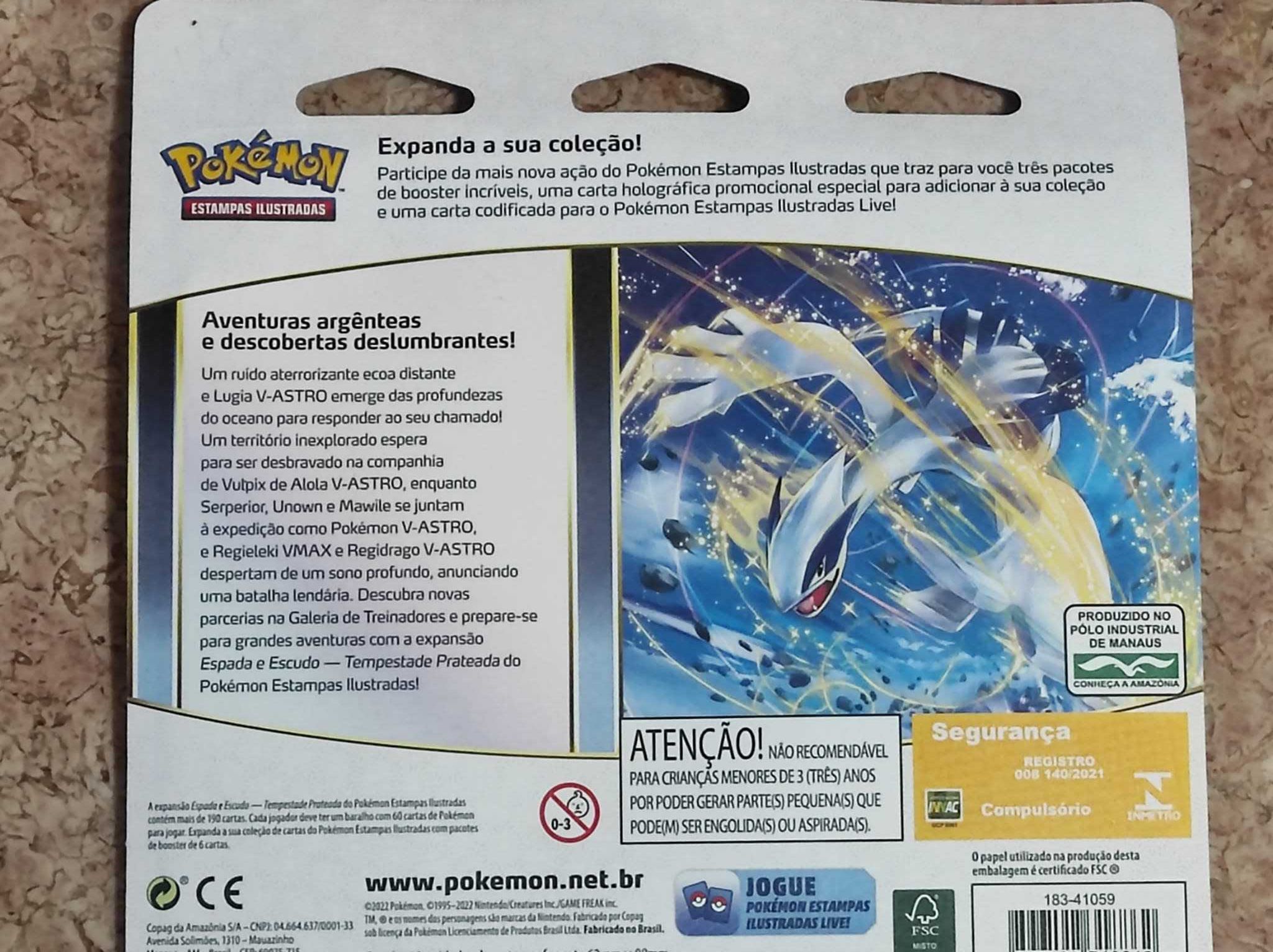 Triple Pack Pokémon Tempestade Prateada Selado