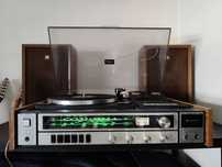 Leitor de Vinil Sanyo Retro Vintage a funcionar bem Radio Cassetes