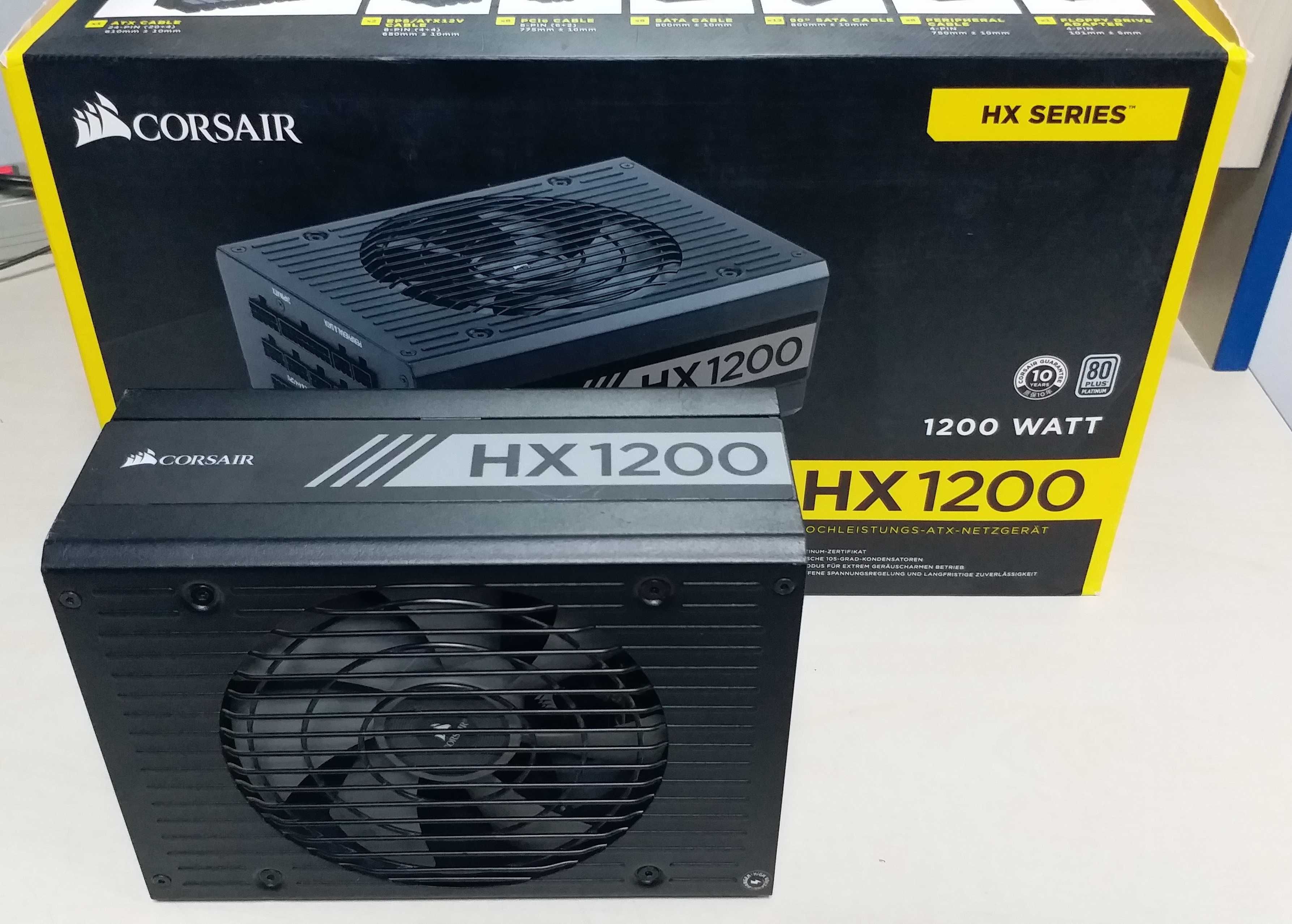 Блок живлення Corsair HX1200 80 PLUS Platinum, 1200 Watt