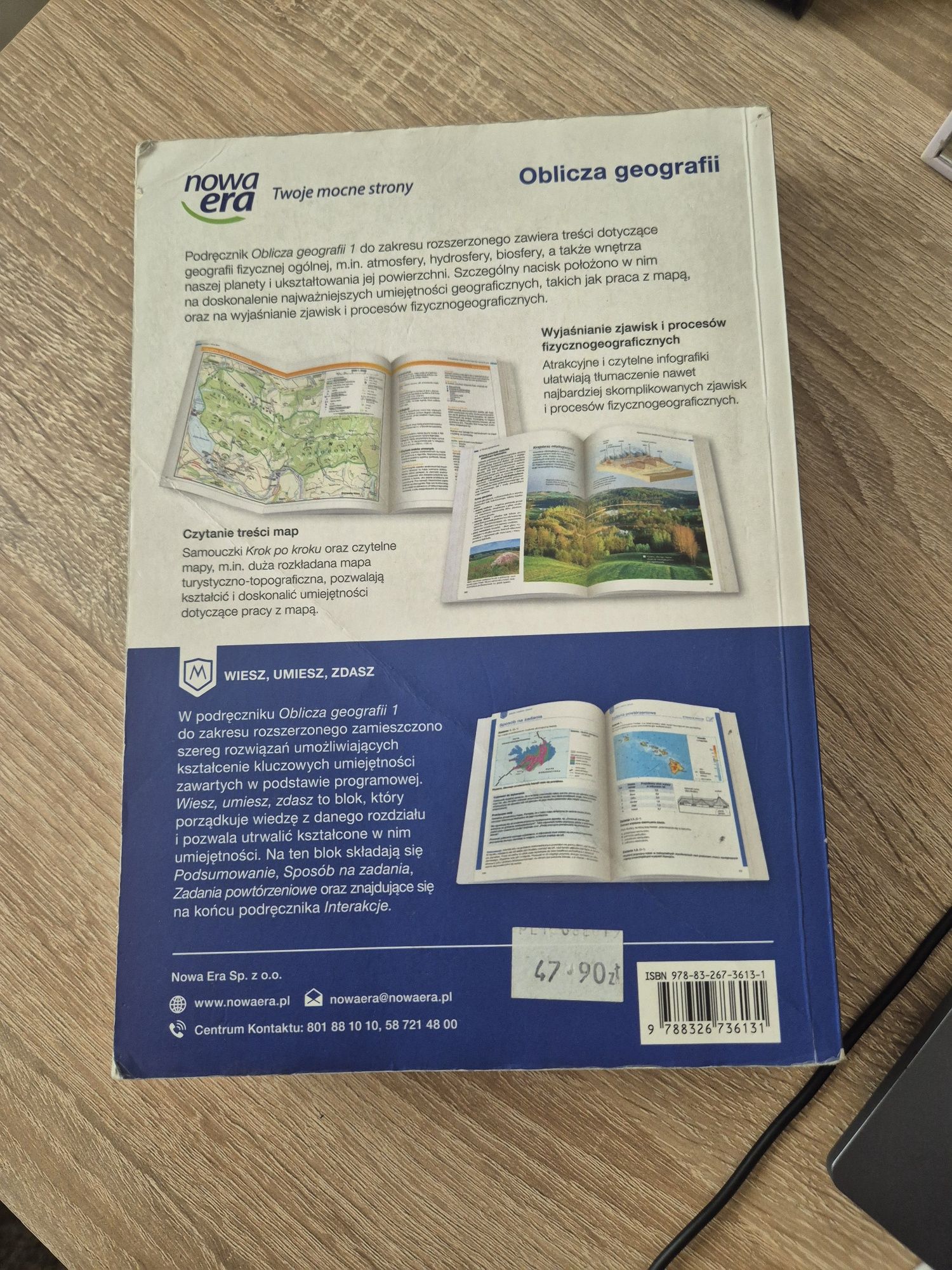 Podręcznik "Oblicza Geografii 1'