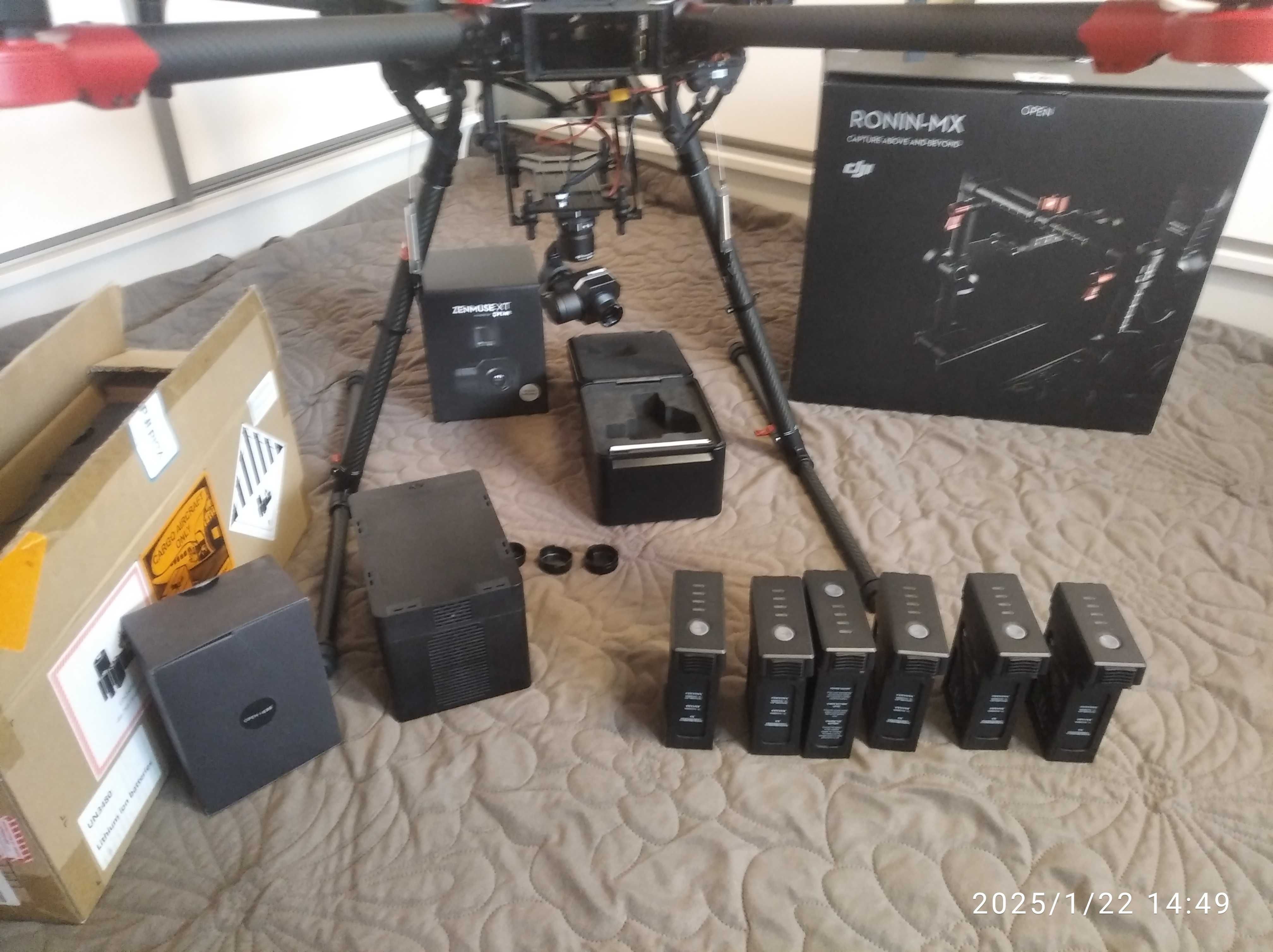 Dron Dji Matrice 600 Pro, kamera termowizyjna Zenmuse XT 620x512; 30HZ