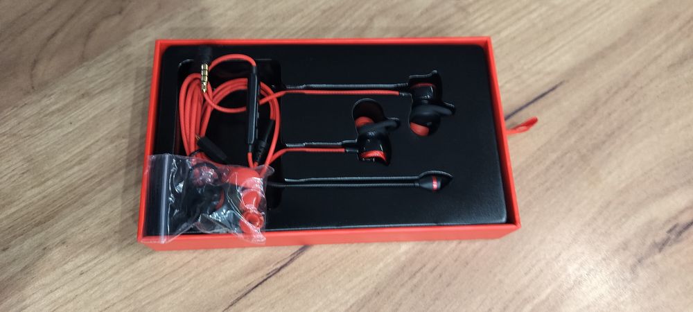 Słuchawki gamingowe douszne z dwoma mikfofonami TRONER G200X