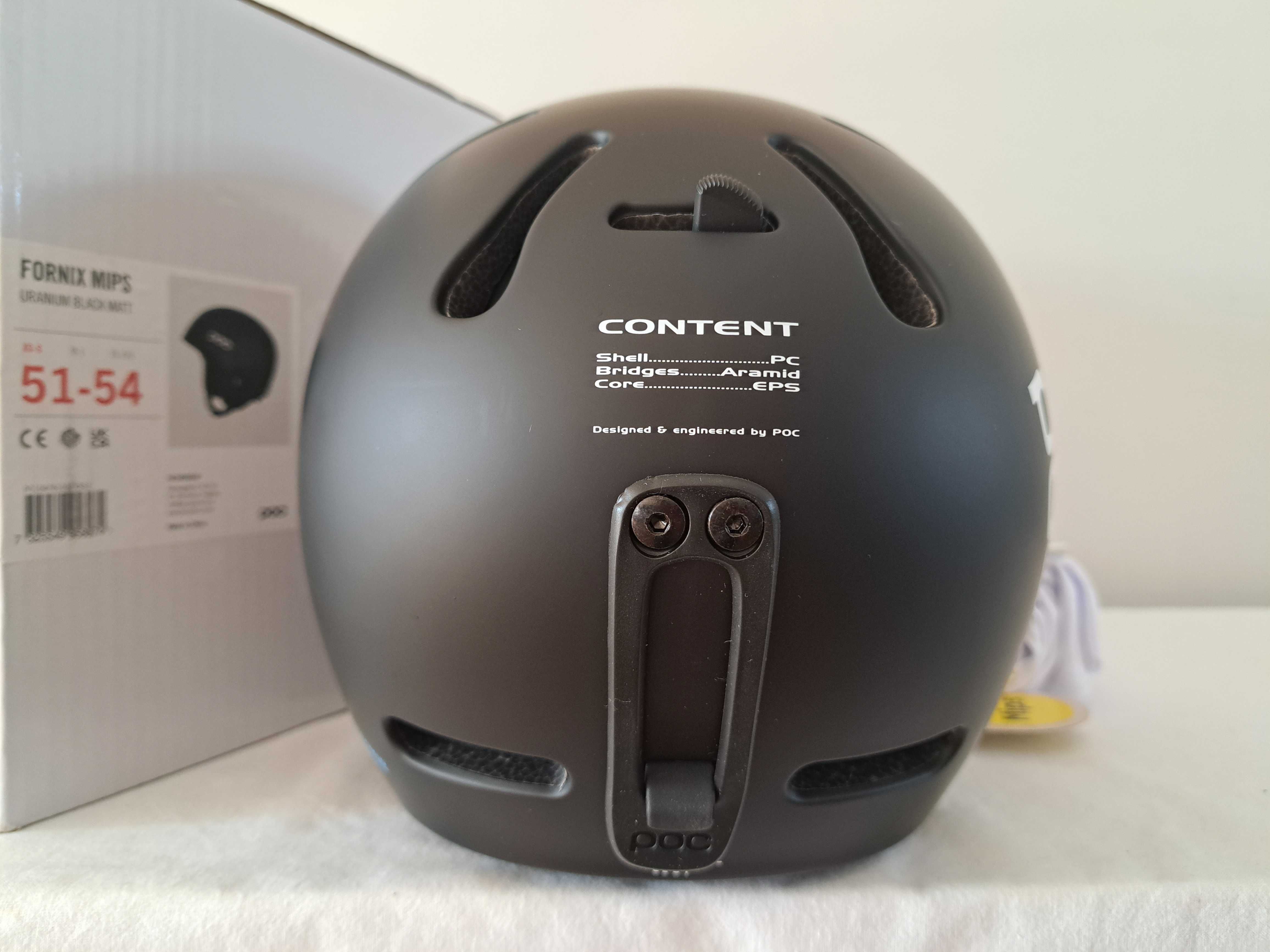 Kask narciarski POC Fornix Mips Uranium Black Matt XS/S 51-54cm