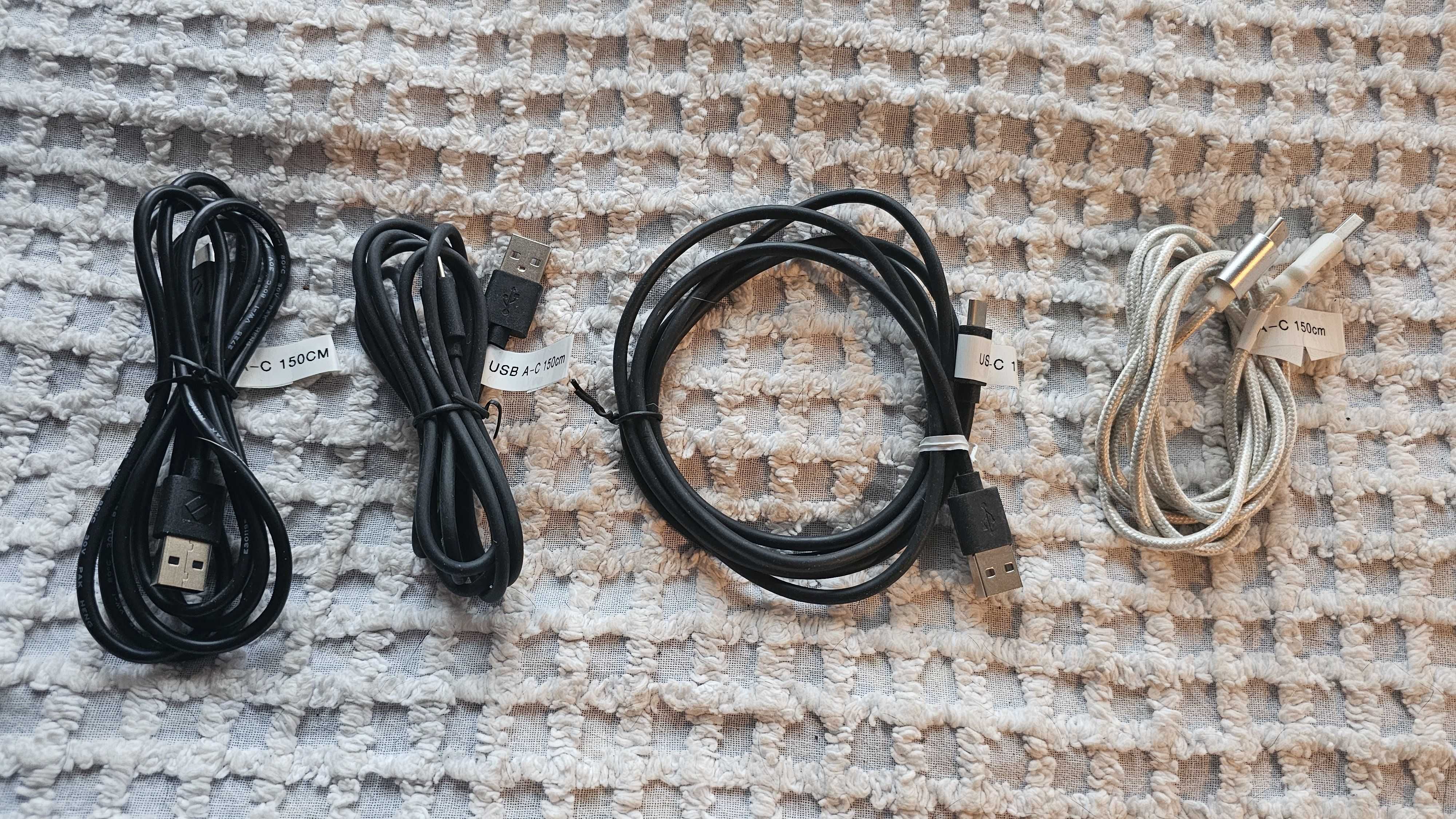 USB C - USB-A kabel 1,5 m kolor czarny