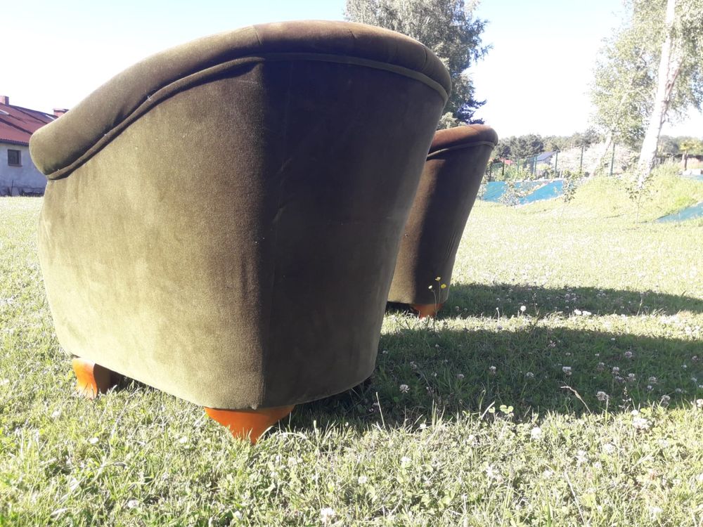 Komplet mebli wypoczynkowych. Sofa + fotele.