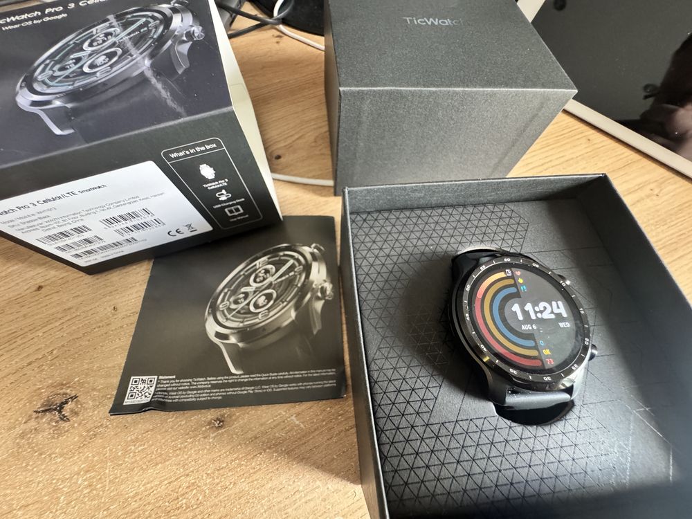 Smartwatch TicWatch Pro 3 LTE, NFC, GPS, system google wear OS