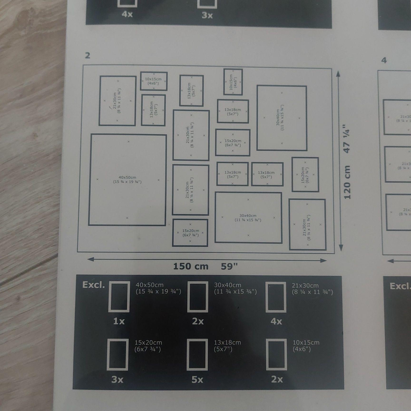 Szablon do zdjęć i obrazow MATREBY IKEA