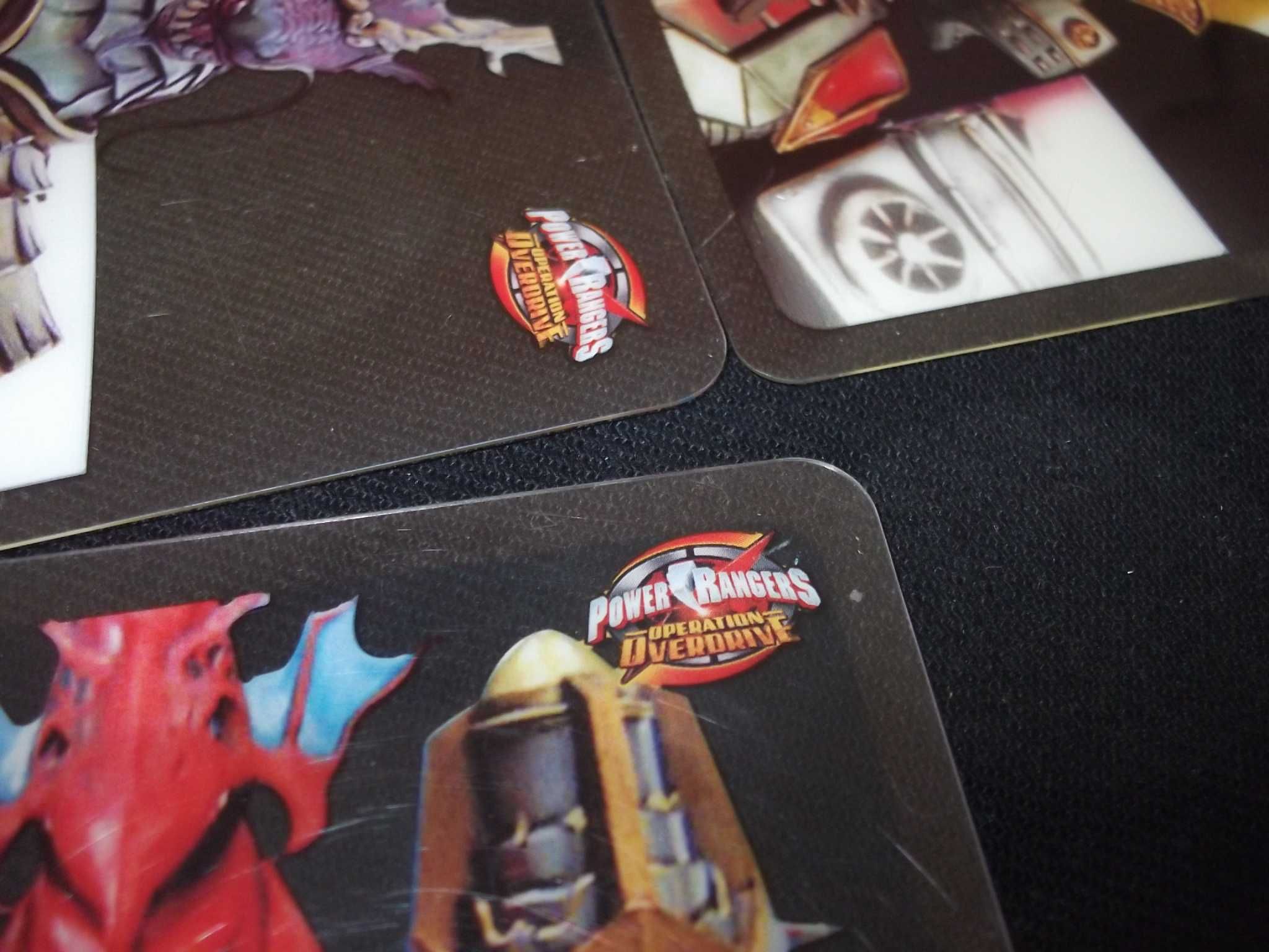 20 cartas Lamincards Power Rangers Overdrive