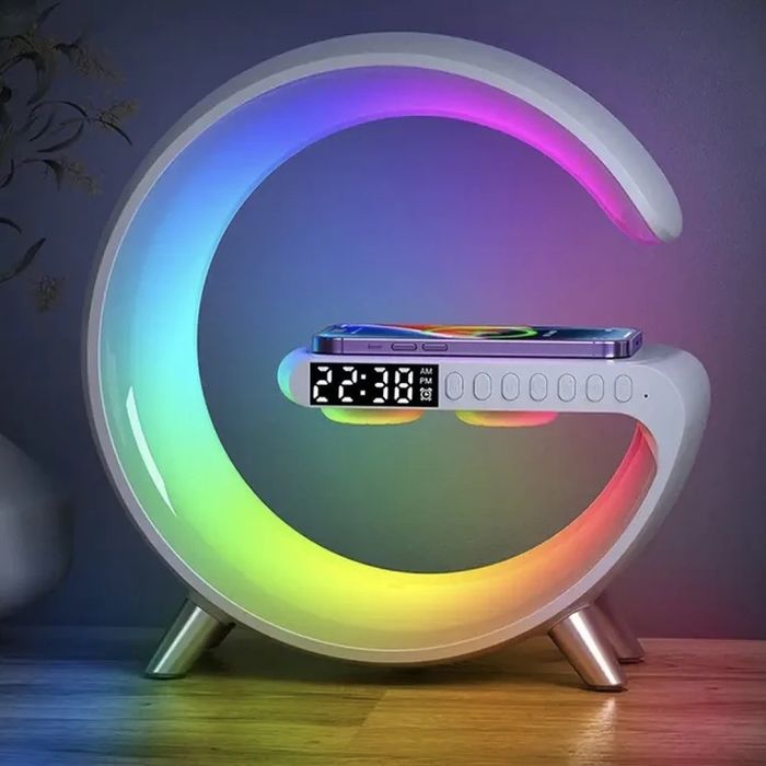 Розумна лампа-нічник-бездротова зарядка G-Smart RGB