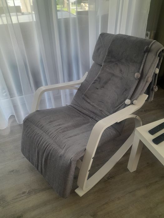 Naroznik rozkładany i bujany fotel