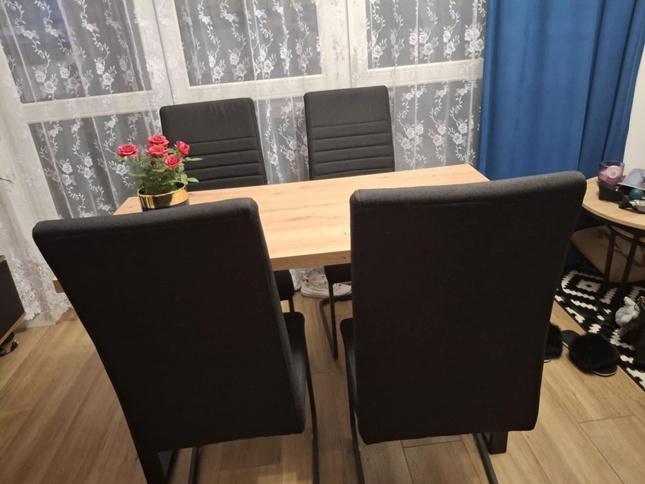 Stół do jadalni loft 120 cm