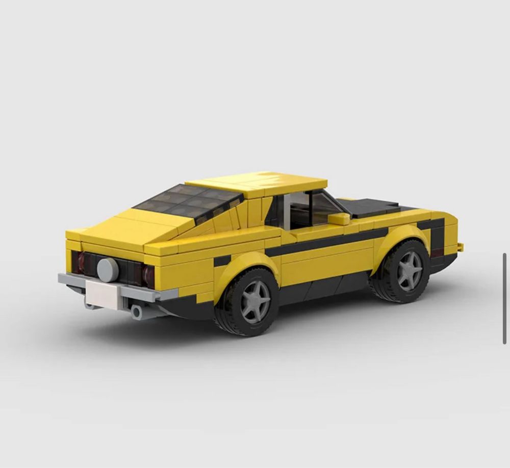 Auto autko samochód model z klocków na wzór LEGO Ford Mustang