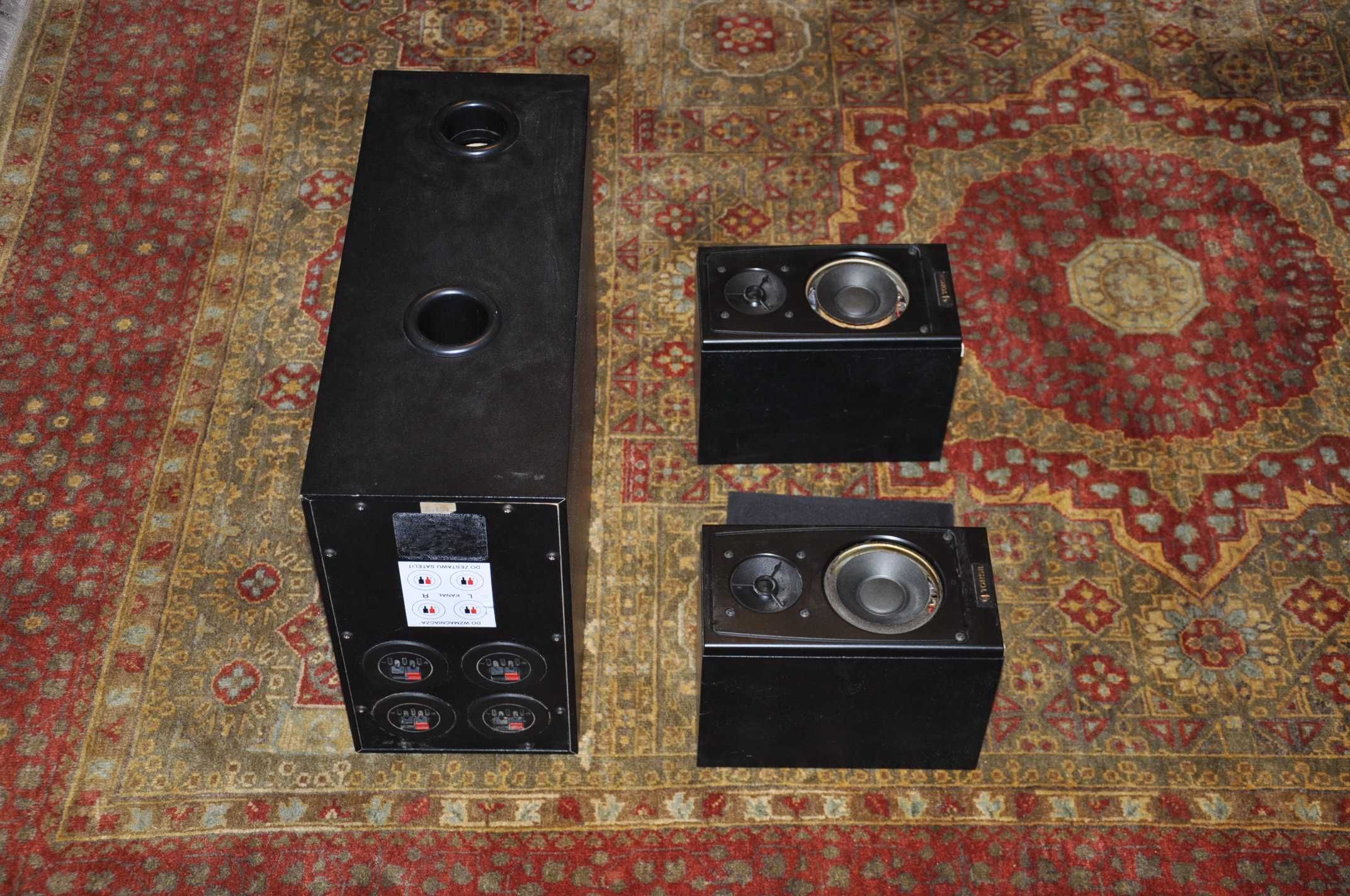tonsil subwoofer  z głośnikami