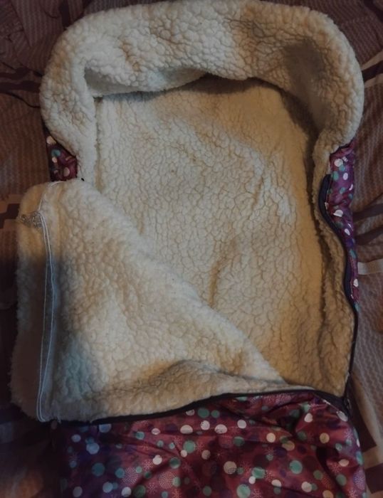 Теплий чехол в коляску або сані