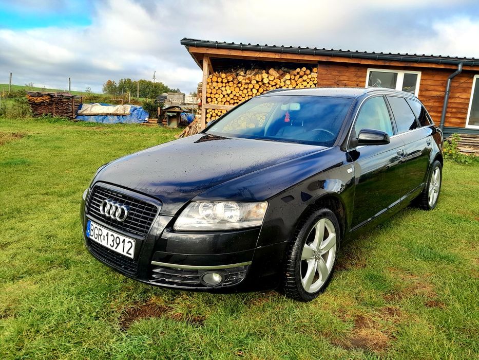 Audi a6 c6 2.7tdi czarna 18 alu skora Bdb Stan Zadbane A6