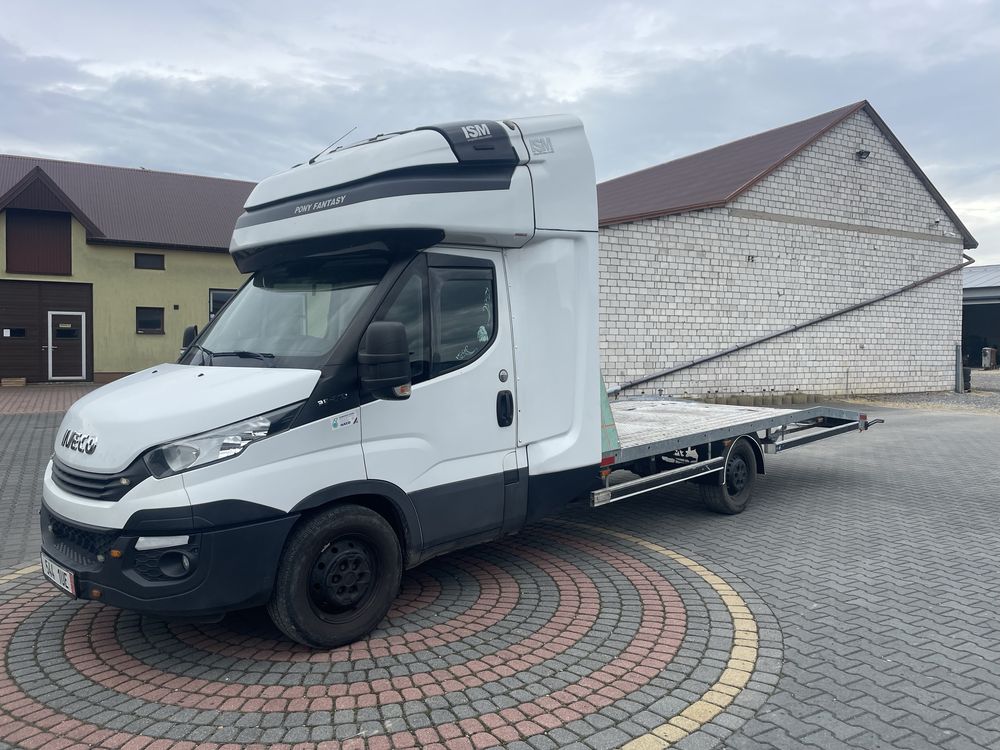 Iveco daily 3.0 twin-cab najazd pomoc drogowa
