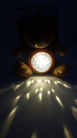 светодиодный ночник медведь, мягкая игрушка мишка " Тедди " Ideen welt