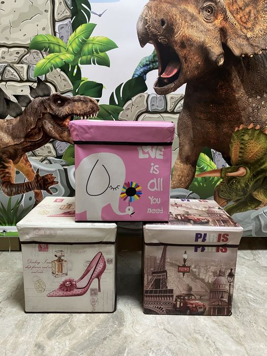 Пуфик органайзер складной пуф