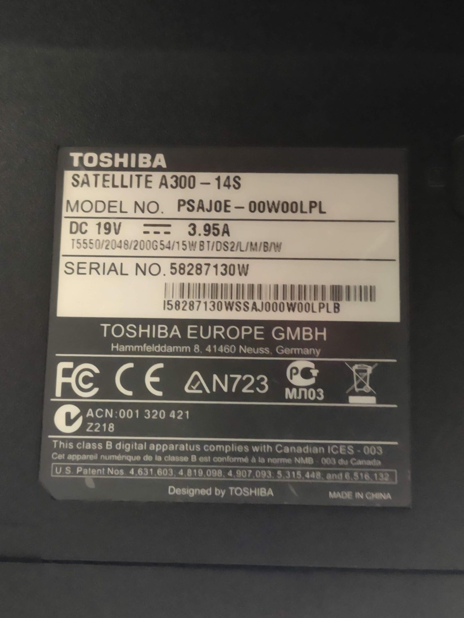 Toshiba satellite