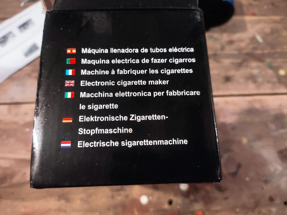 Mocna nabijarka maszynka elektryczna do papierosów do gilz Horns Bee G