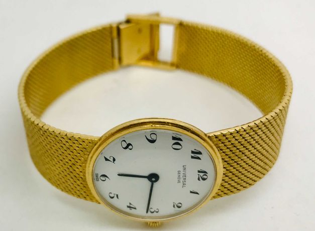 Золотые часы женские UNIVERSAL GENEVE  (Швейцария)