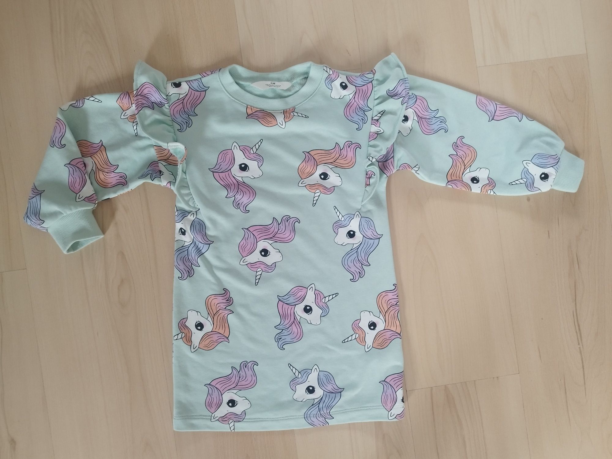 Paka ubranek dla dziewczynki 122 jak nowe H&M, Sinsay