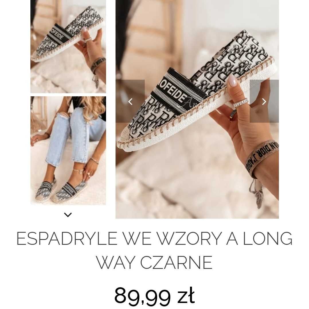 Espadryle 38 nowe