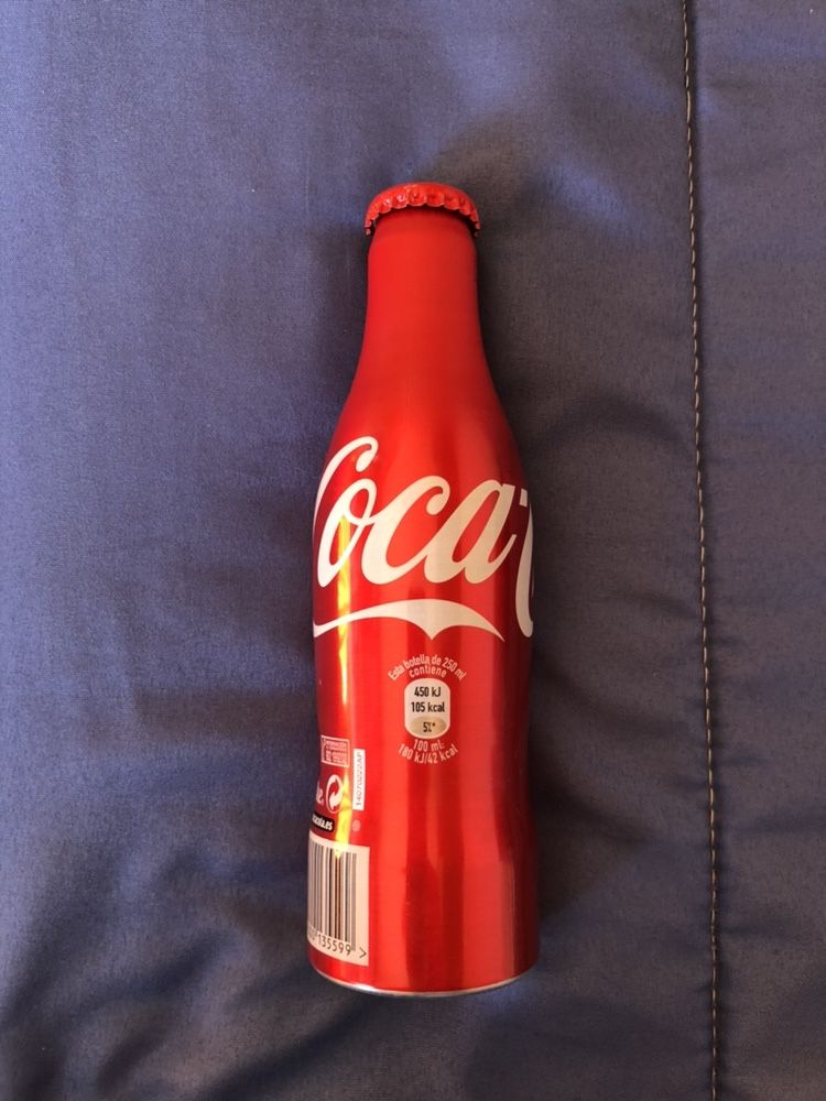 Garrafa de Coca Cola de Alumínio 250 ml Espanhola