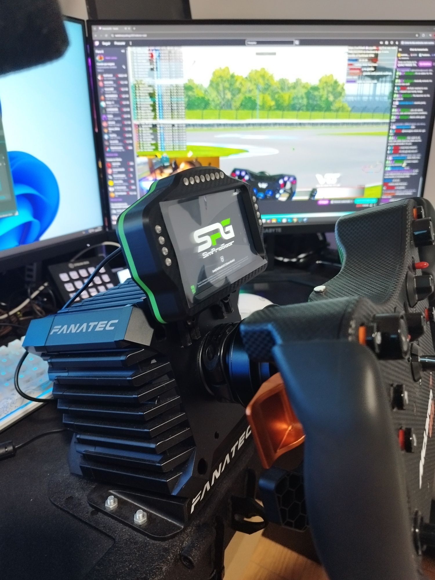 Fanatec CSL dd 8nn Boost kit mais dois volantes qr2 pro com garantia