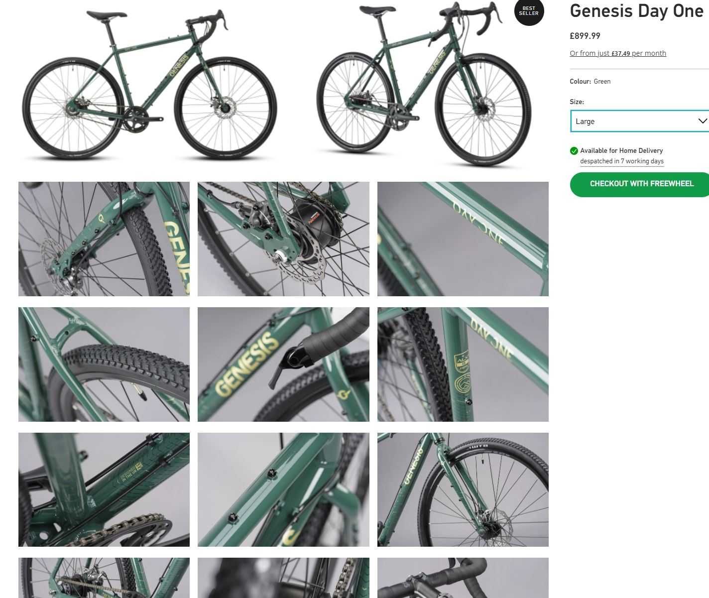 Genesis Day 1 Estrada/gravel/comutar - Shimano nexus 7 speed do cubo