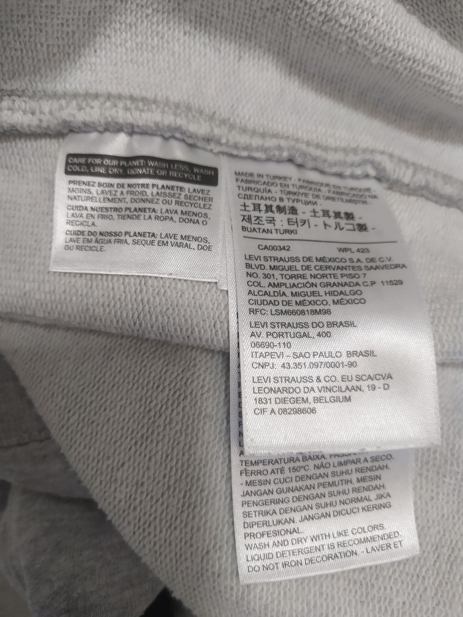 Світшот Levi's сірий