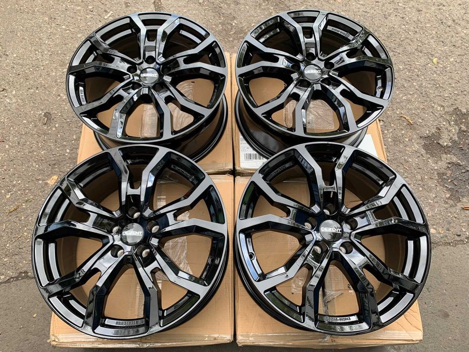 4x alufelgi DEZENT TV black 18"x8" roz. 5x112 ET 40 AUDI SEAT SKODA VW