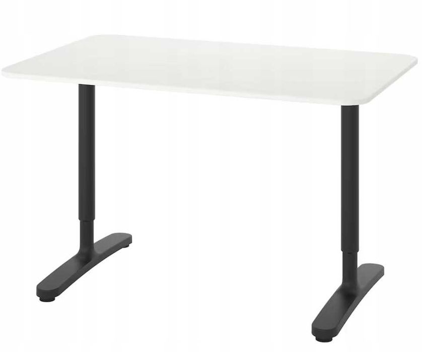 IKEA BEKANT 120x60 biały blat i czarne lub białe nogi