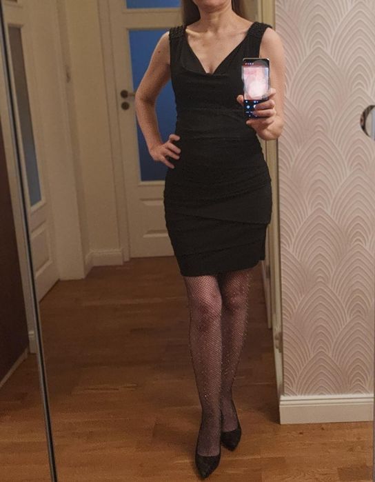 Czarna sukienka Orsay 36/S jak nowa