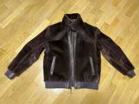 Новая куртка дубленка 2-х сторонняя мех кожа бобра Размер 52 54