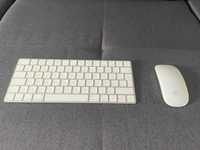 Apple klawiatura A1644 (SE Uklad) + Apple magic mouse 2