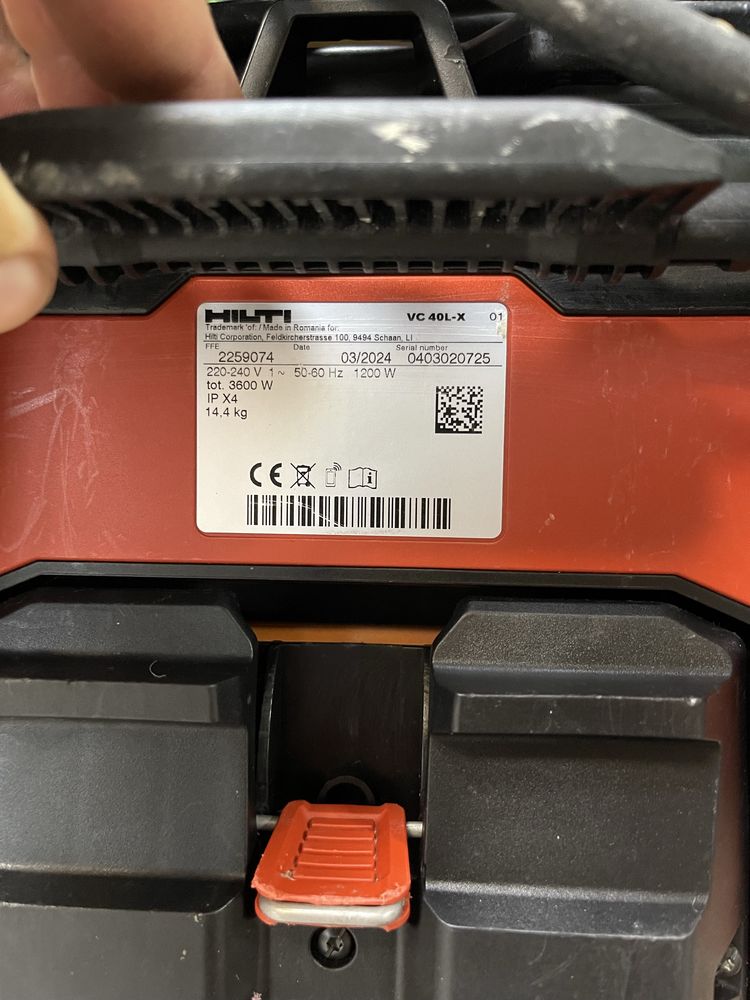 Hilti VC 40L-X / будівельний пилсос Хілті