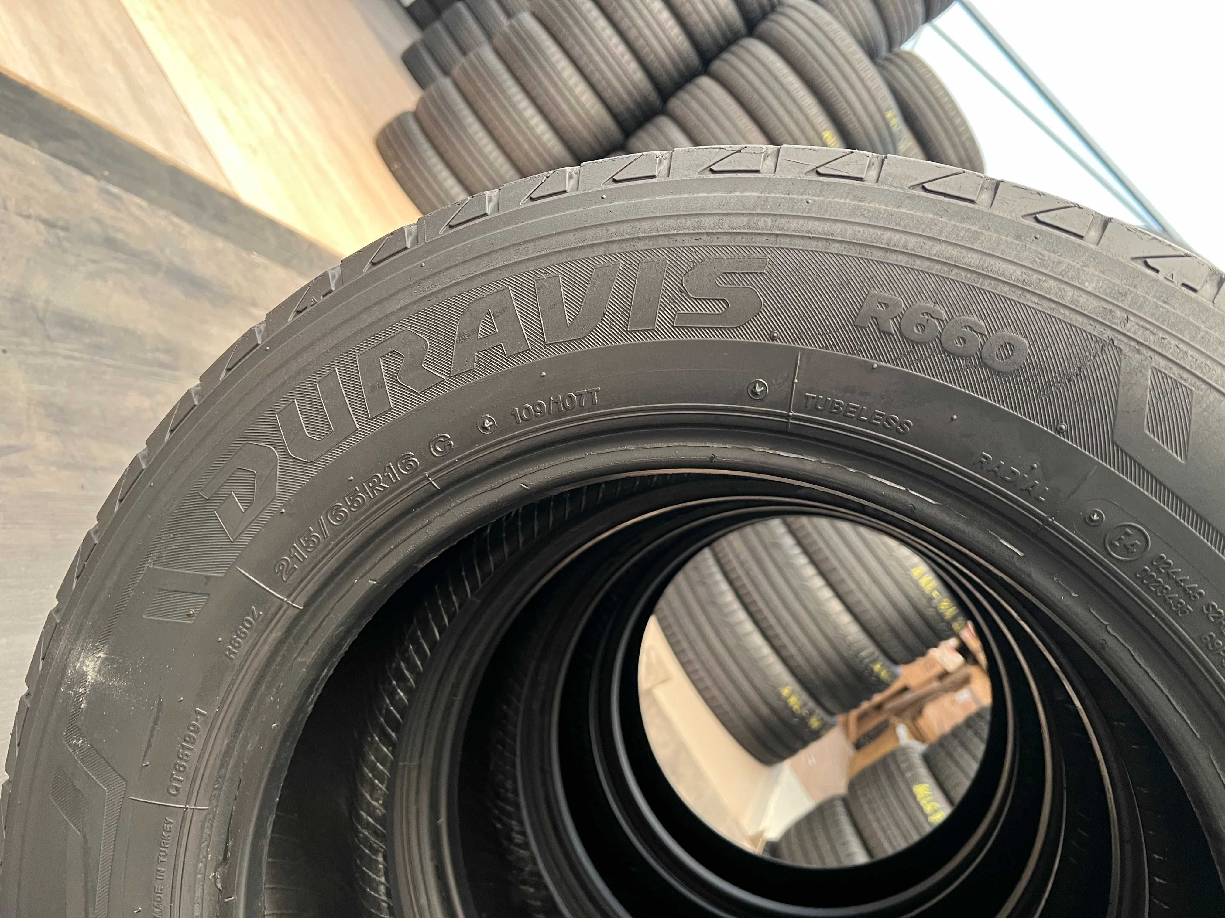 Opony letnie 215/65/R16C Bridgestone Duravis R660 / 8MM  - 4 sztuki