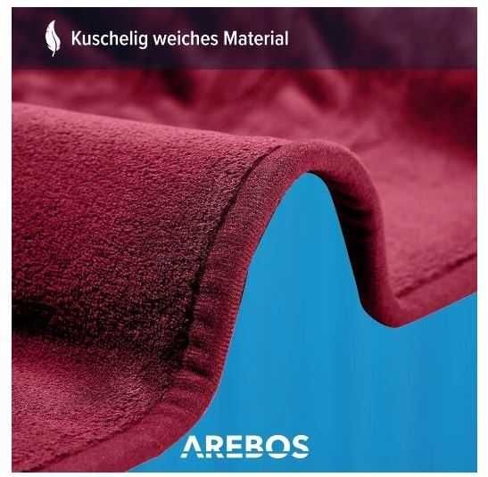 Koc ogrzewany elektryczny AREBOS 160 × 120 cm