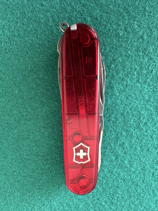 Canivete Suíço Victorinox Camper Vermelho Transparente