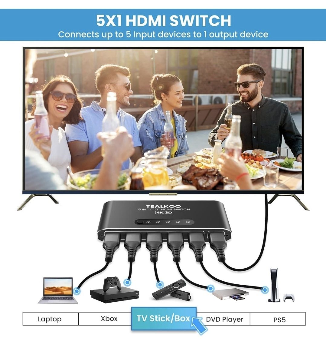 HDMI switch,  свитч,  разветвитель,  тройник