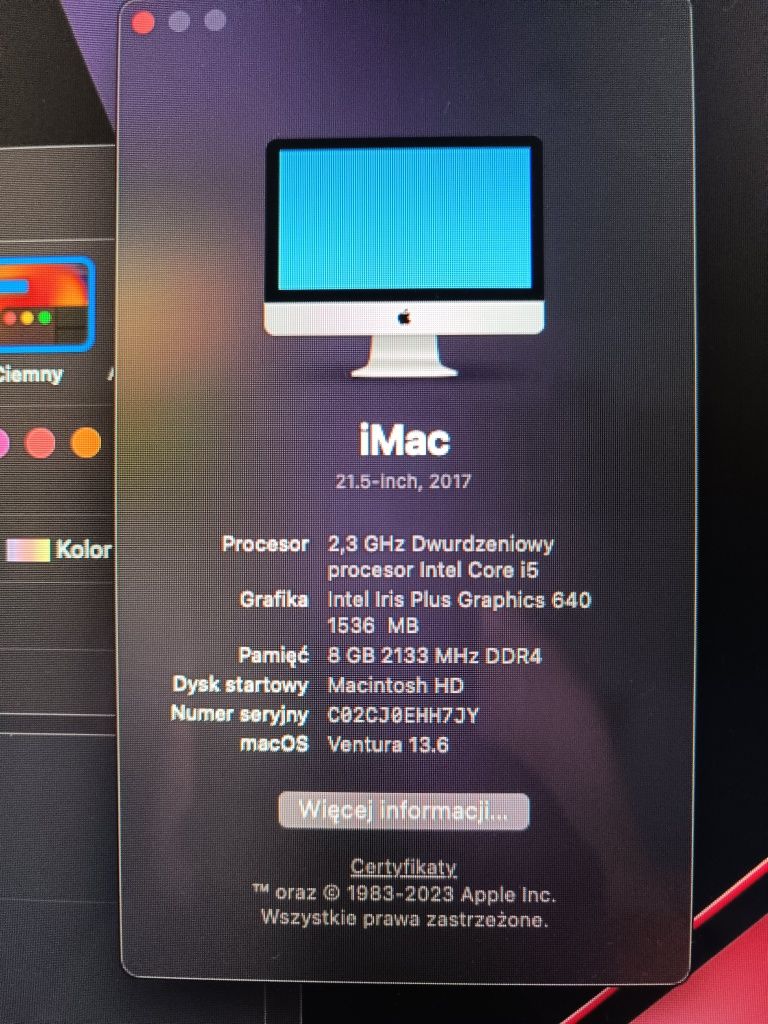 IMac 2017 1 Tb / 8 Gb