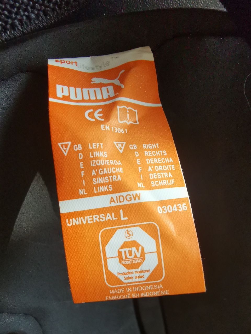 Футбольні щитки | Puma Universal Shin Guards - Black/Gold