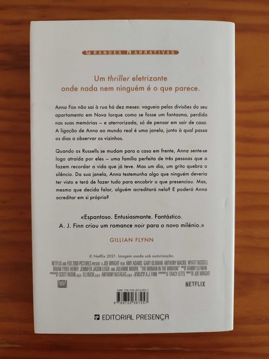 A Mulher à Janela - A. J. Finn