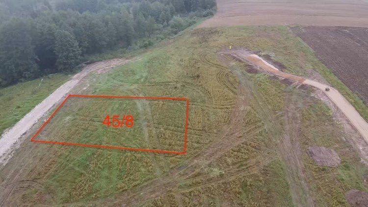 Działka blisko lasu i rzeki Wkra z planem miejscowym - jednorodzinna