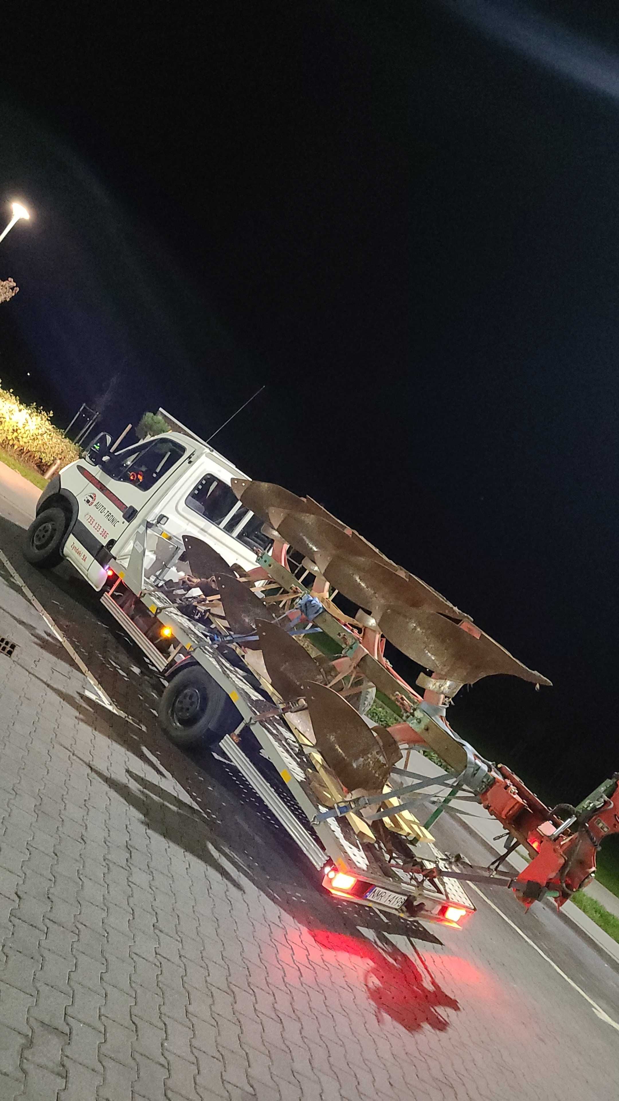 Autolaweta, transport dlugich elementów