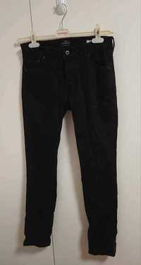 Czarne jeansy unisex Denim slim fit oryginalne uniwersalny rozmiar