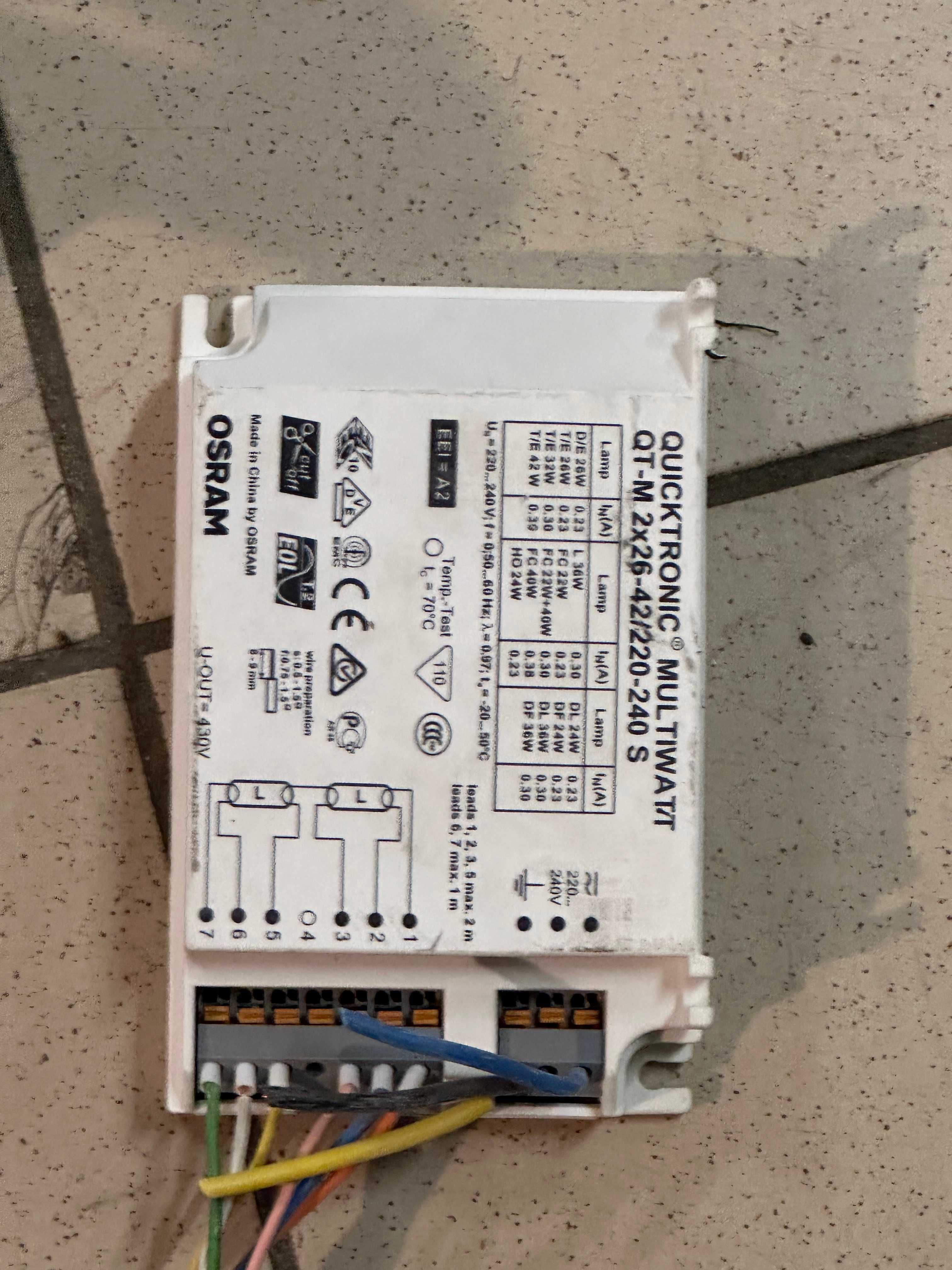 Statecznik Elektroniczny (Se) Do Świetlówek Osram Qt-m 2x26-42w #3987