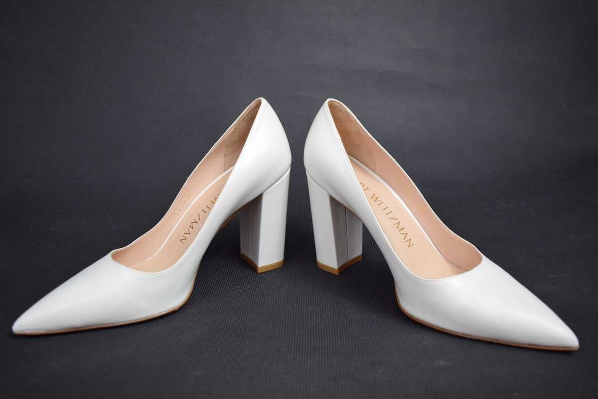 Stuart Weitzman, czólenka, skóra, (38)