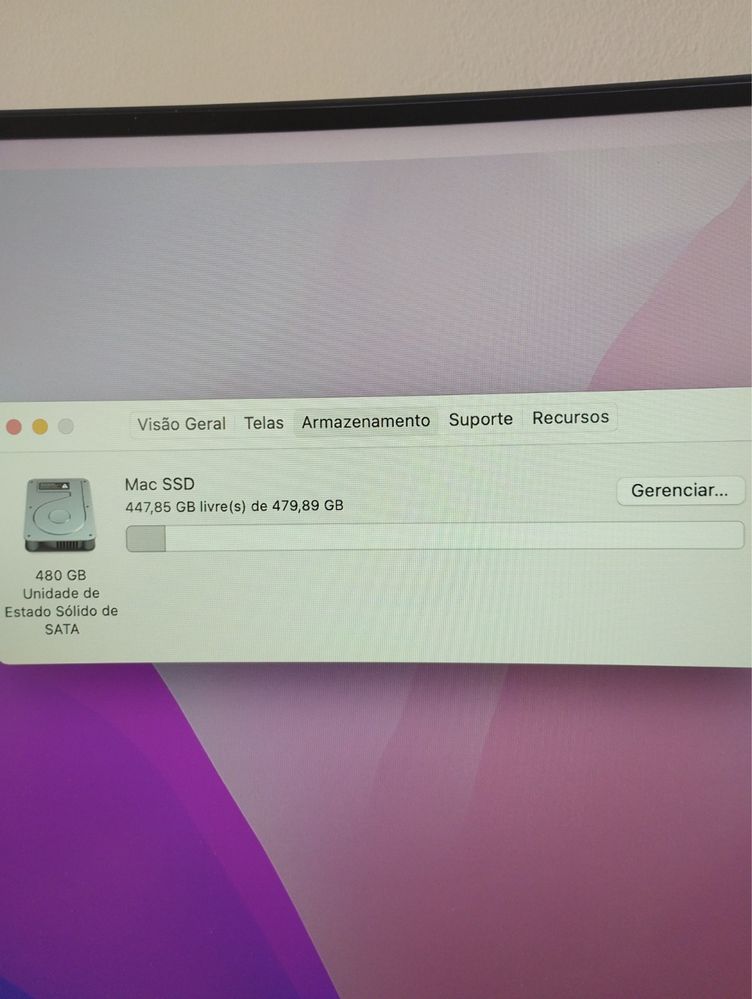 Mini mac late 2014 SSD 480 GB